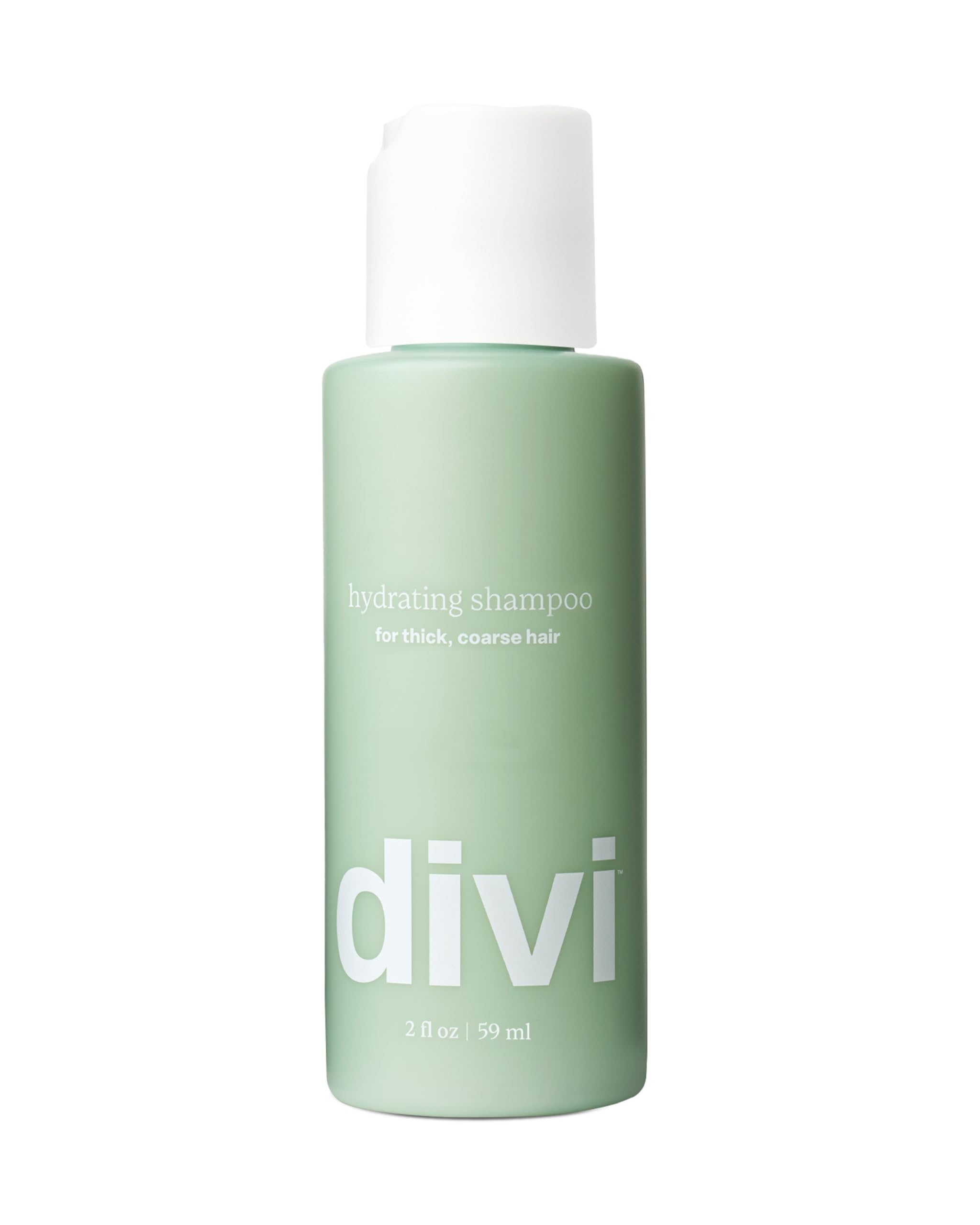 divi Hydrating Shampoo for Women and Men - Gently Cleanses and Removes Scalp Buildup - Hydrates, Strengthens, and Nourishes Hair - Vegan, Cruelty-Free, Paraben-Free - Travel Size, 2 Fl Oz